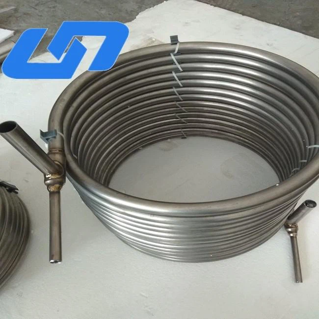 Pure Twisted Titanium Coiled Heat Exchanger